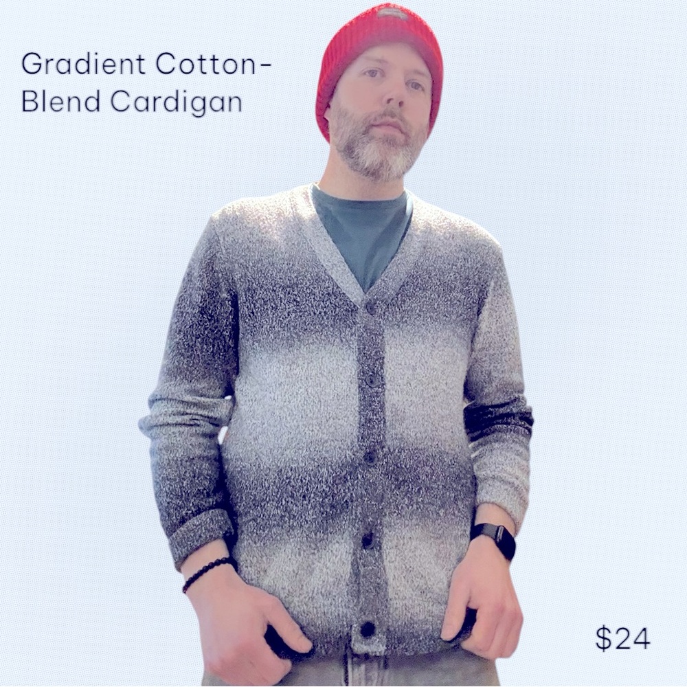 Express Gradient Cotton blend Cardigan